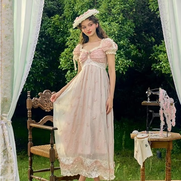 Lacemade Flower and Alice Regency Dress size M - Picture 1 of 6